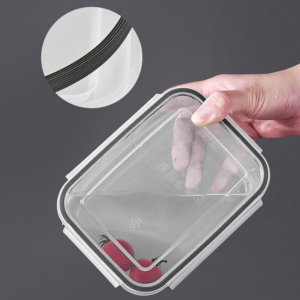 Produce Saver Container with Locking Lid and Removable Colander Insert - Image 6