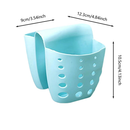 Saddle-Style Silicone Sink Caddy for Sponges, Brushes and Drain Stoppers - Image 2