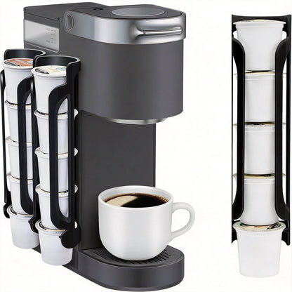 Side-Mount Coffee Pod Holders, Set of 2 Adhesive Racks for Single-Serve Pods - Image 2