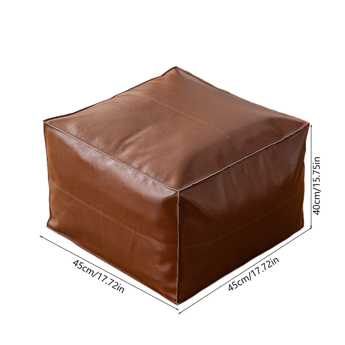 Foldable Storage Footstool Ottoman with Fabric Cover for Clothes and Toys - Image 3
