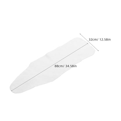 Cotton Ironing Board Cover Pad, 34.6 x 12.6 Inches in White - Image 3