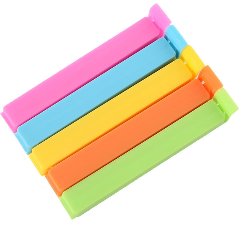 Curved Sealing Bag Clips for Food Packages, 50 or 100 Pieces, 4.3 Inches