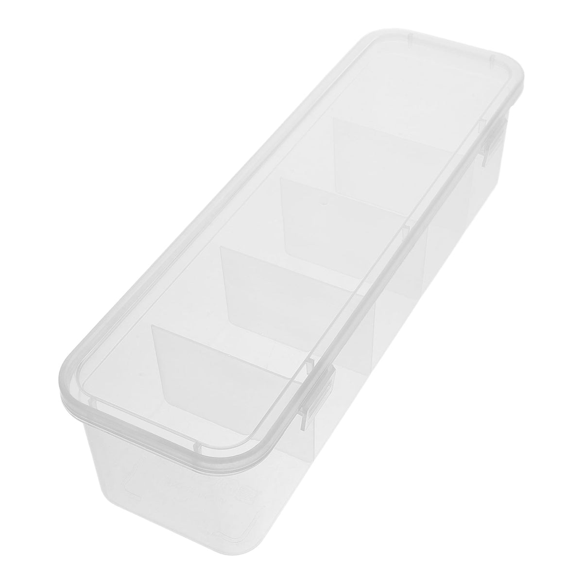 Clear Tea Bag and Coffee Sachet Organizer Tray, 11.2 x 3.5 x 2.6 Inches - Image 4