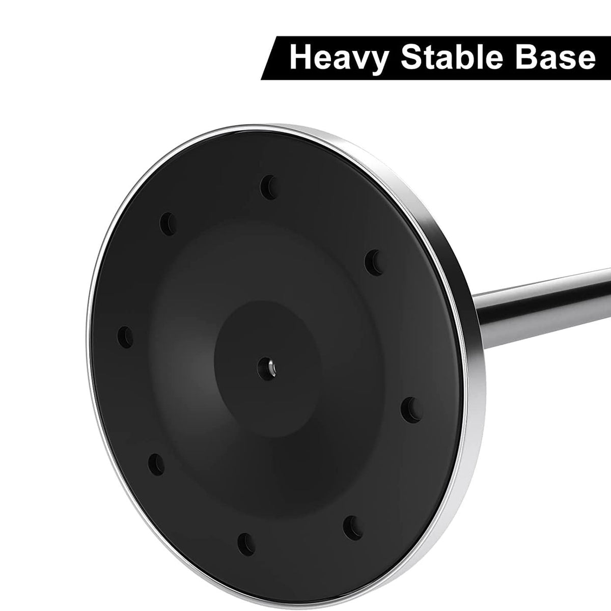 Freestanding Toilet Roll Holder in Stainless Steel, Stores up to Five Rolls - Image 3