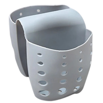 Saddle-Style Silicone Sink Caddy for Sponges, Brushes and Drain Stoppers