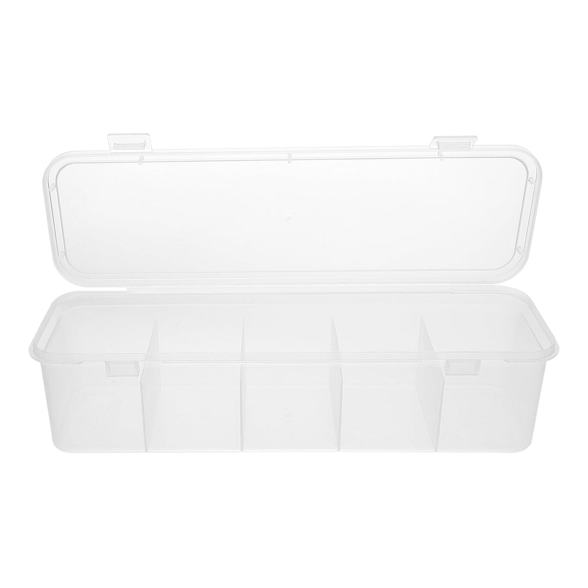 Clear Tea Bag and Coffee Sachet Organizer Tray, 11.2 x 3.5 x 2.6 Inches