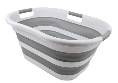 Collapsible Laundry Basket, 40 Liter Pop-Up Hamper that Folds to 3 Inches - Image 6