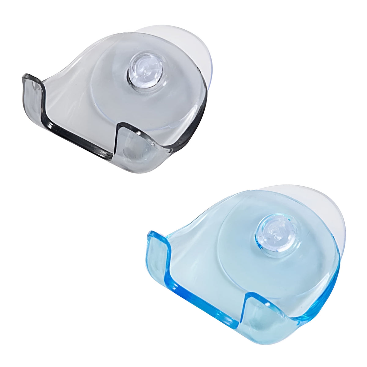Suction Cup Razor Holders for the Shower, Set of 2 in Durable Plastic