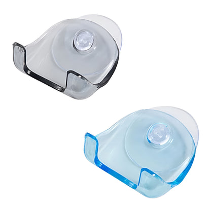 Suction Cup Razor Holders for the Shower, Set of 2 in Durable Plastic