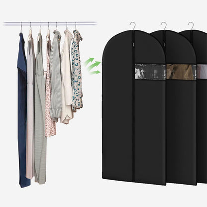 Hanging Garment Bags, Set of 4 at 24 x 40 Inches with Clear Viewing Panel - Image 4