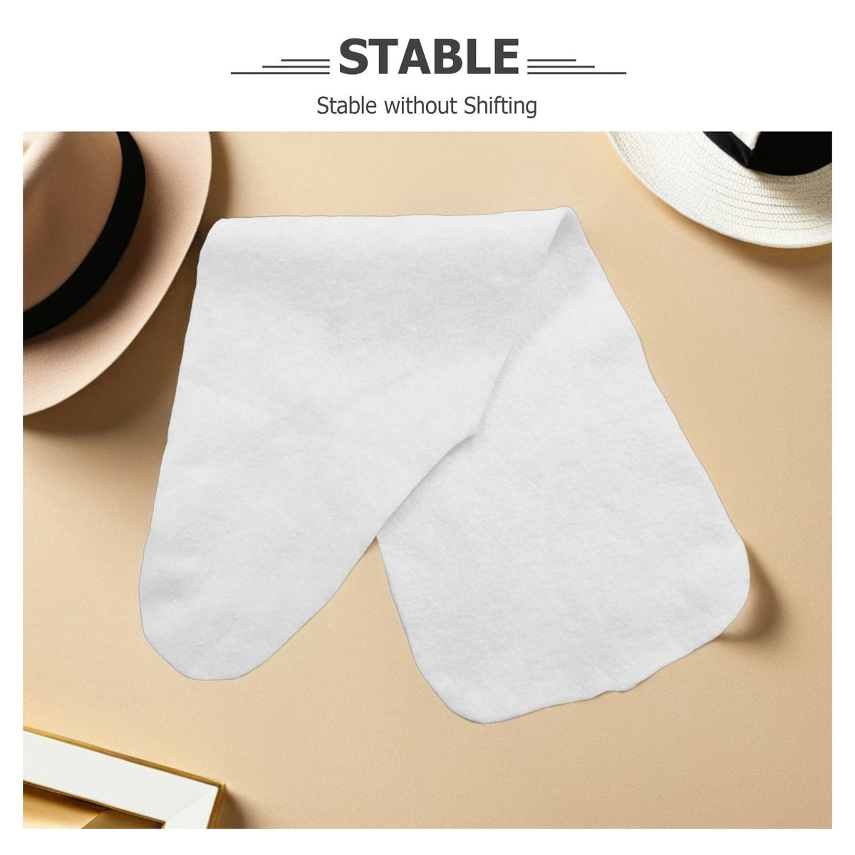 Cotton Ironing Board Cover Pad, 34.6 x 12.6 Inches in White - Image 4