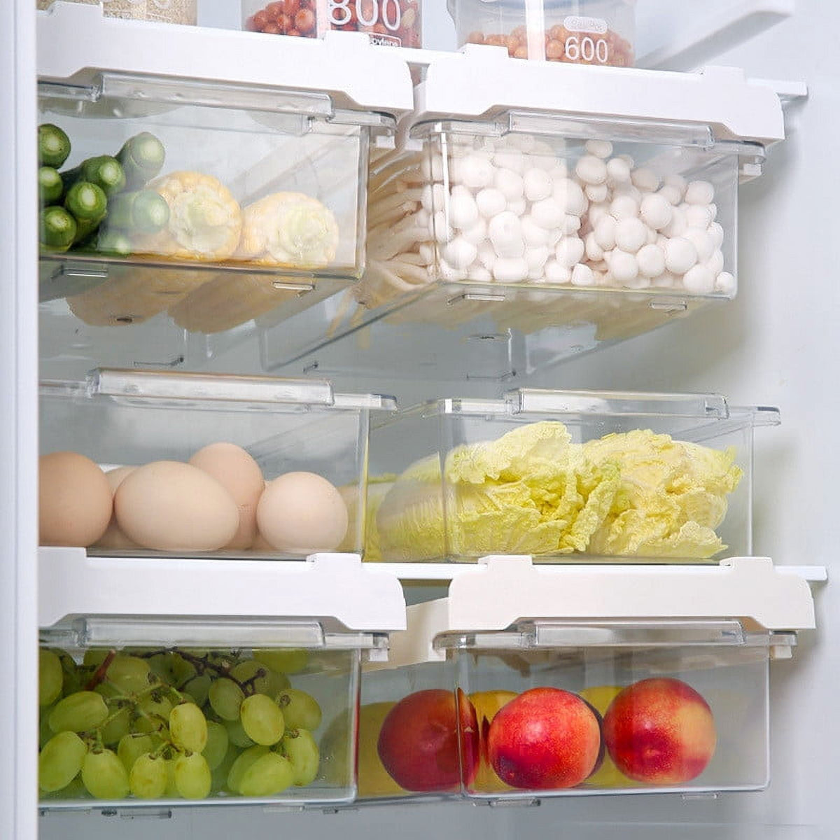 Pull-Out Under-Shelf Fridge Drawer with Expandable 33 to 43 cm Bracket - Image 4