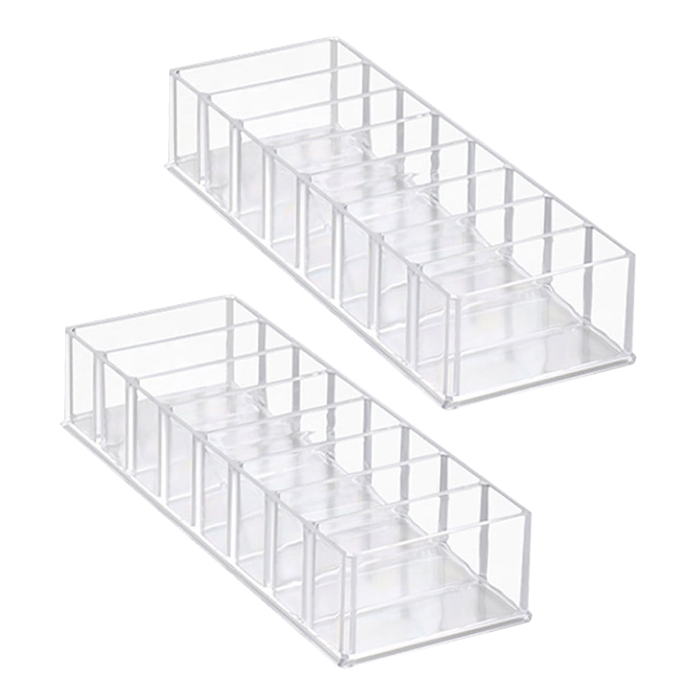 Clear-Lidded Cable Storage Box, Pack of 2, for Chargers and Cords