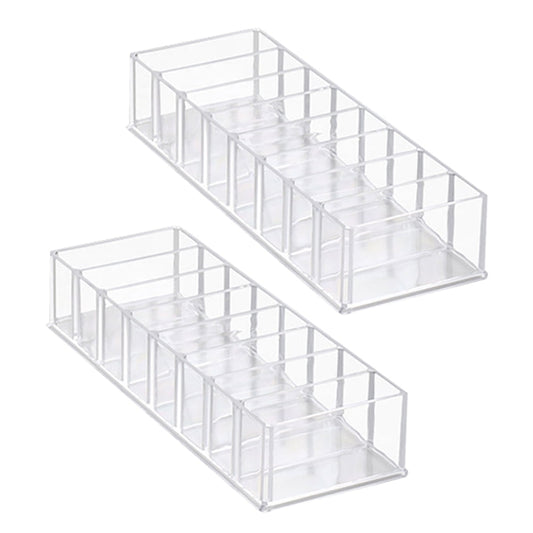 Clear-Lidded Cable Storage Box, Pack of 2, for Chargers and Cords
